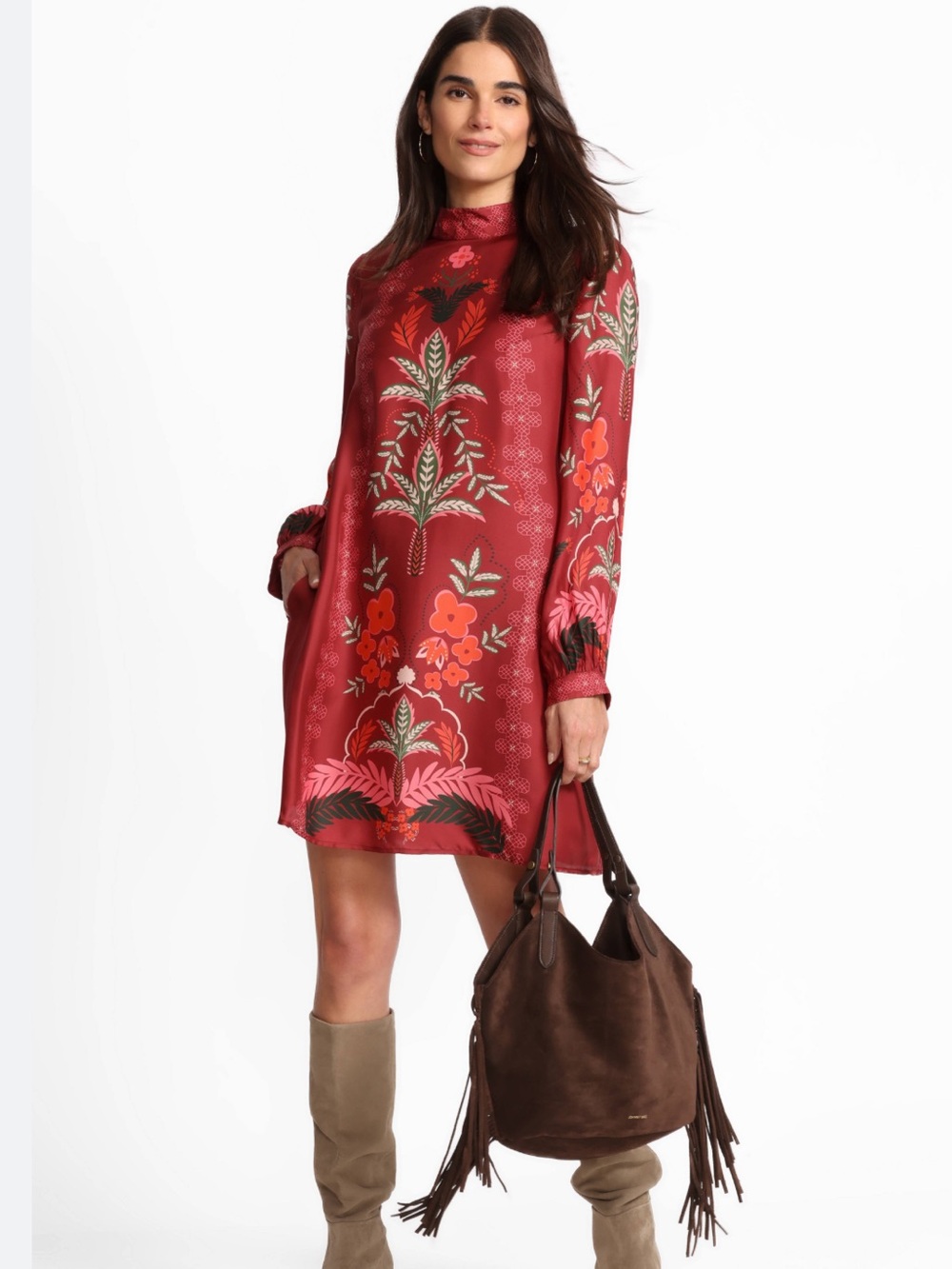 NWT Johnny Was Women's Kalova Mini Dress Sz Large - Picture 2 of 12